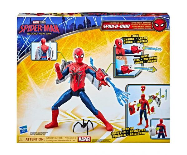 Spider-Man Potpuno novi dan: Ultimate Web Gear – opremljiva akcijska figura s dodacima, 29 cm – Hasbro