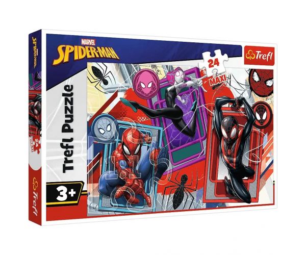 Pókember: Irány a pókverzum 24db-os maxi puzzle - Trefl