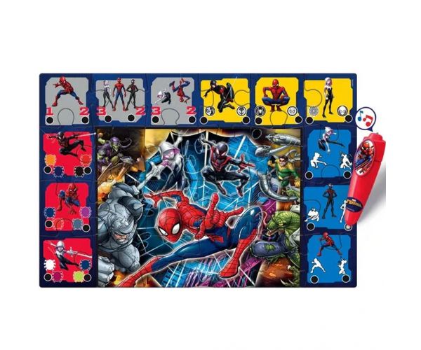 Spider-Man interaktivni podni puzzle od 24 dijela - Clementoni