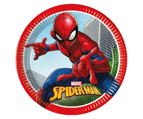 Spider-Man set papirnatih tanjura od 8 komada, 23 cm