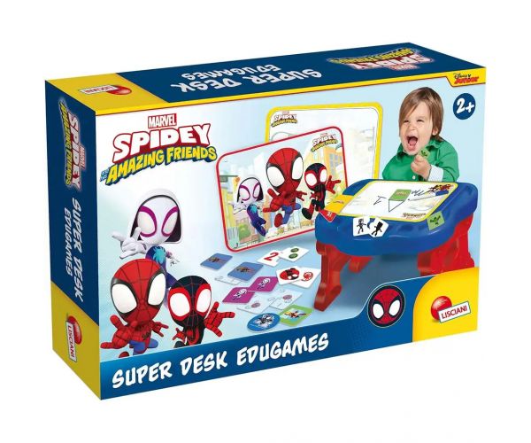 Spidey játszóasztal 10 készségfejlesztő játékkal - Lisciani
