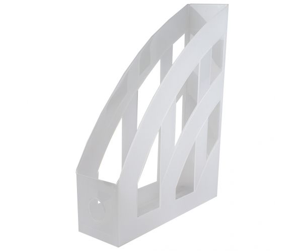 Spirit: Bijeli prozirni držač dokumenata 7,5x31,5x24,5 cm