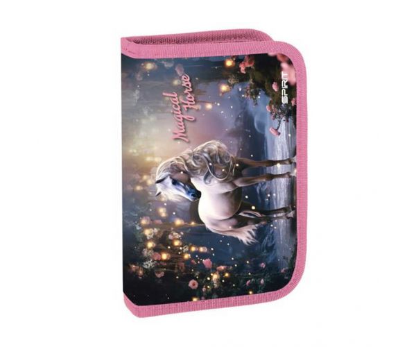 Spirit: Magic Horse lovas mintás három szintes töltött tolltartó 28db-os