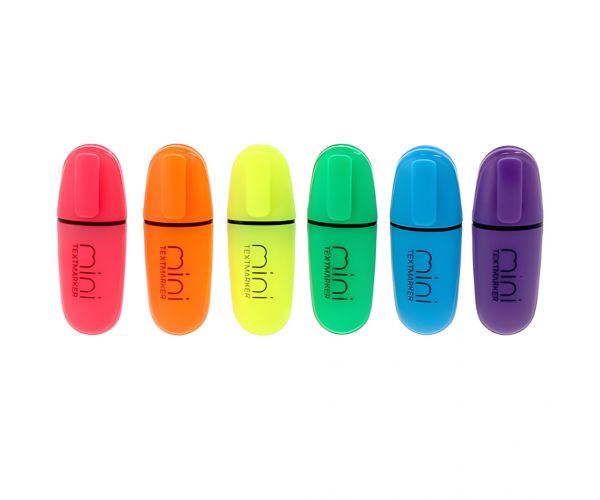 Spirit: Mini Neon set markera za označavanje teksta, 6 komada