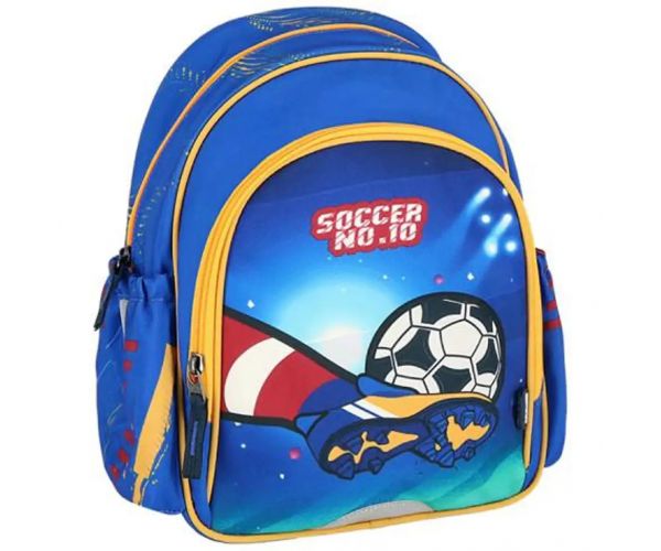 Spirit: Soccer NO.10 zaobljeni školski ruksak, ruksak 24x13x31cm