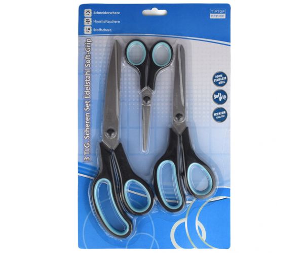 Spirit: Soft Grip 3-dijelni set škara
