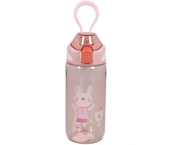 Spirit: Kids rózsaszín nyuszis kulacs 570ml