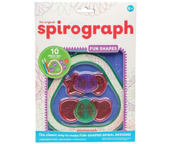 Spirograph: FUN Shapes Spirográf - Szórakoztató formák 10db-os kreatív szett