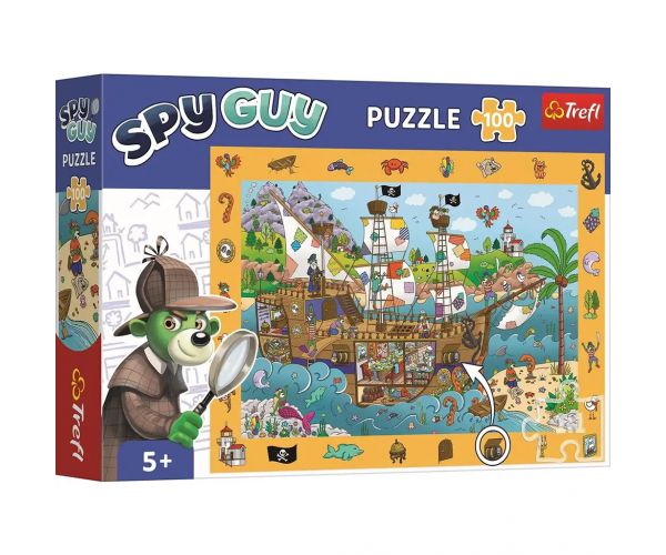 Spy Guy 100db-os puzzle Kalózhajó - Trefl