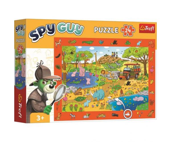 Spy Guy 24db-os puzzle Szafari - Trefl