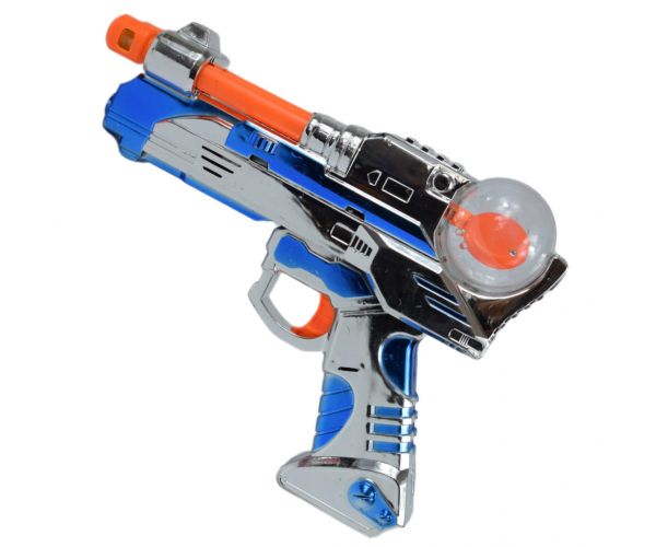 Space Warrior: Električna kromirana svemirska puška sa svjetlom i zvukom 24cm