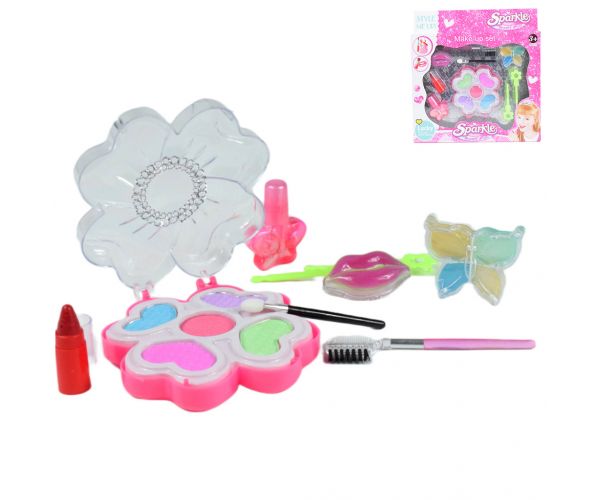 Sparkle Beauty Girl: Set šminke sa sjajilima za usne i paletom šminke