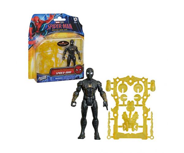 Spider-Man Potpuno novi dan: Spider-Man crno-zlatna figura s dodacima 11 cm – Hasbro