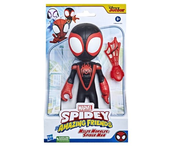 Spider-Man: Spider i njegovi sjajni prijatelji Miles Morales igračka figura s dodacima 23 cm - Hasbr