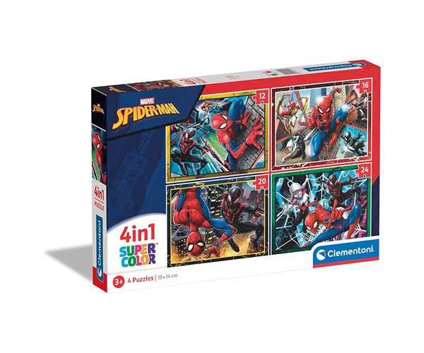 Spiderman 4 u 1 puzzle - Clementoni