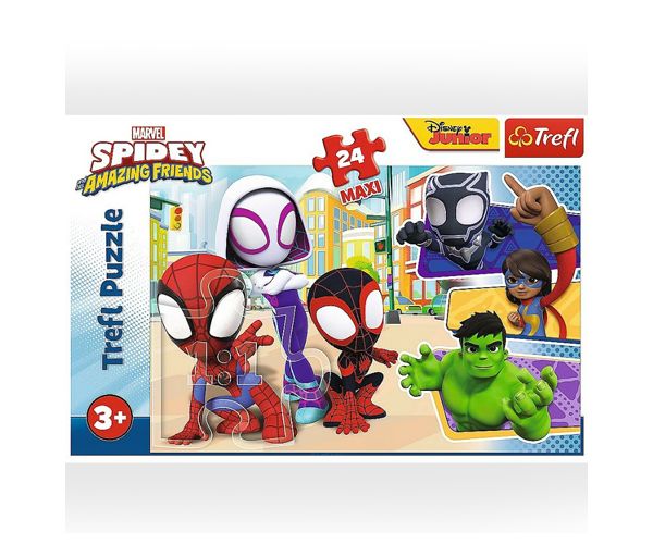 Spiderman i njegovi prijatelji 24 komada Maxi puzzle - Trefl
