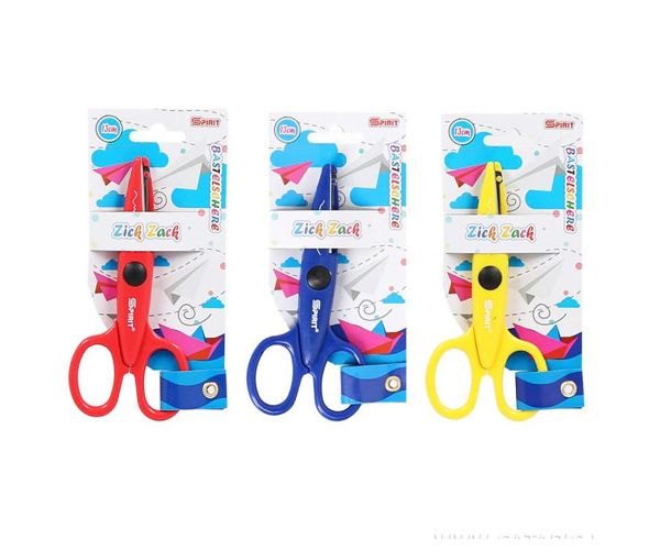 Spirit: Cik-cak škare 13cm - razne boje
