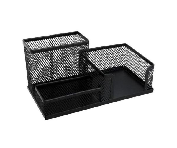 Spirit: Crna stolna pohrana izrađena od metalne mreže 203x103x99mm