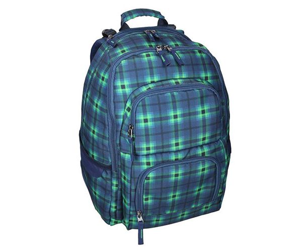 Spirit: E-Bag plava zaobljena školska torba, ruksak 46x34x22cm