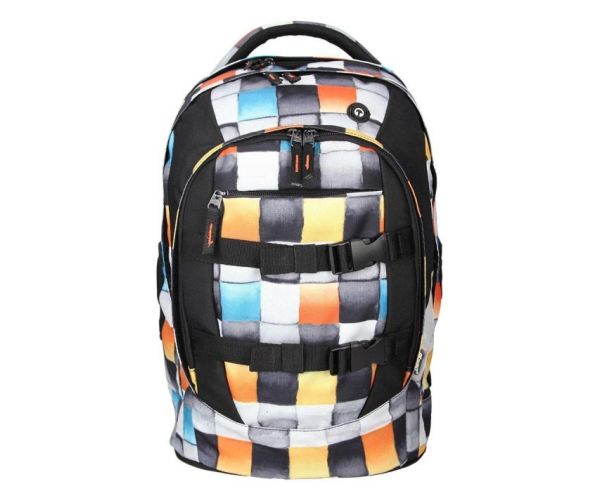 Spirit: Ergonomska kockasta školska torba Urban ruksak 46x33x22cm