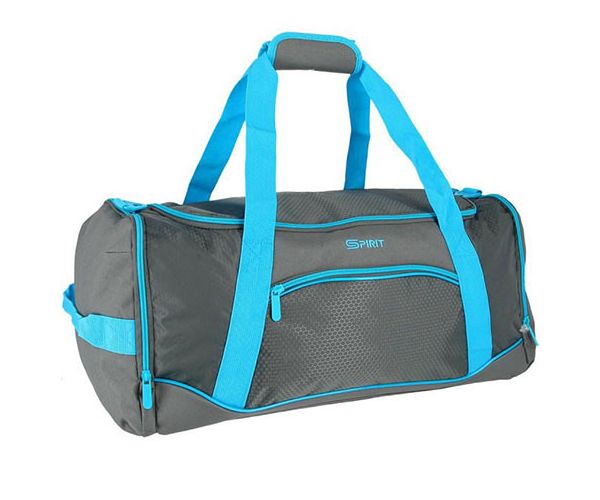 Spirit: Gym sportska torba neonska plavo-siva 20x51x23cm