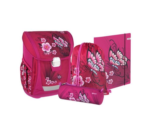 Spirit: Leptir sa cvijetom 4kom Cool ergonomski set školska torba