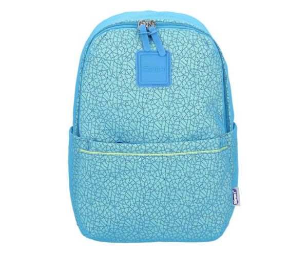 Spirit: Mesh pernato lagana školska torba s plavim uzorkom, ruksak 43x28x13cm