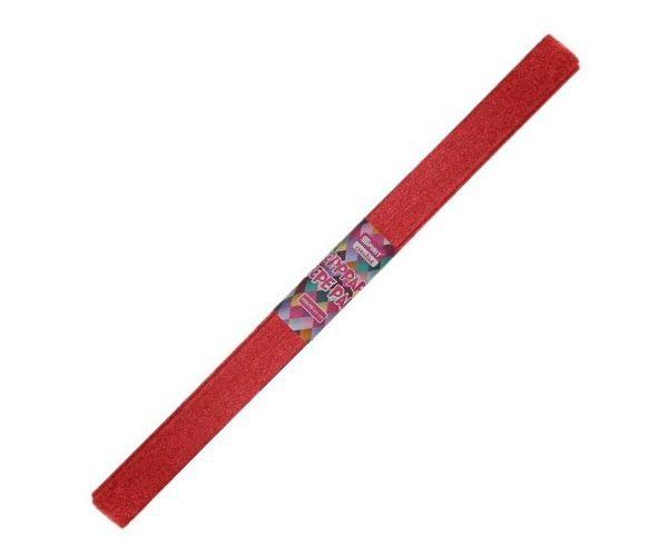 Spirit: Metalik crveni krep papir 200x50cm