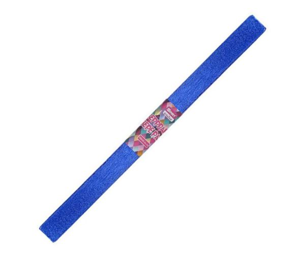 Spirit: Metalik plavi krep papir 200x50cm