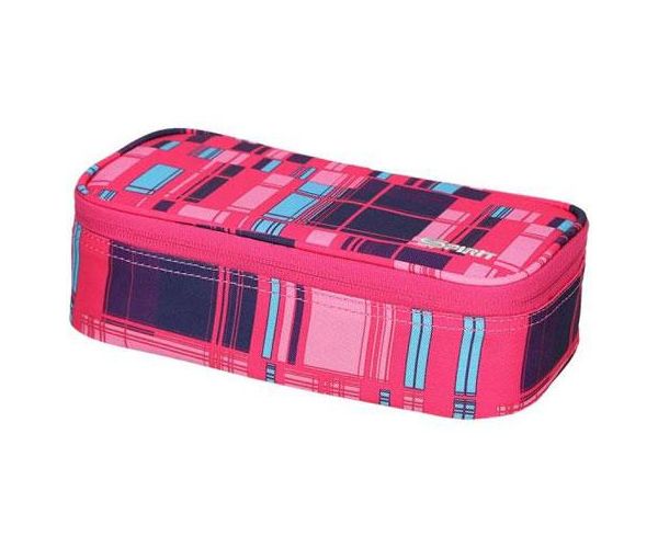 Spirit: My Bag roza kockasta pernica 23x10cm