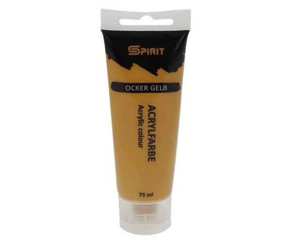 Spirit: Oker žuta akrilna boja 75ml