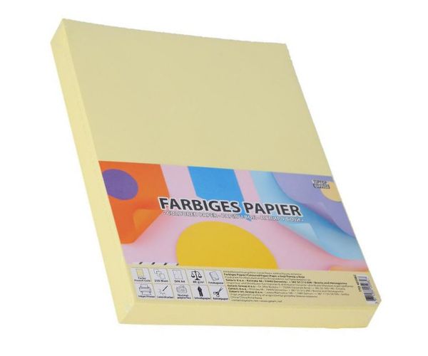 Spirit: Pastelno žuti A4 papir za kopiranje 80g, 250kom