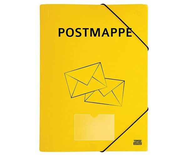 Spirit: Postmappe žuta PVC mapa sa gumom A4