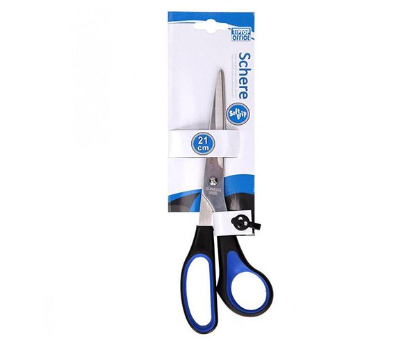 Spirit: Soft Grip crno-plave škare 21cm