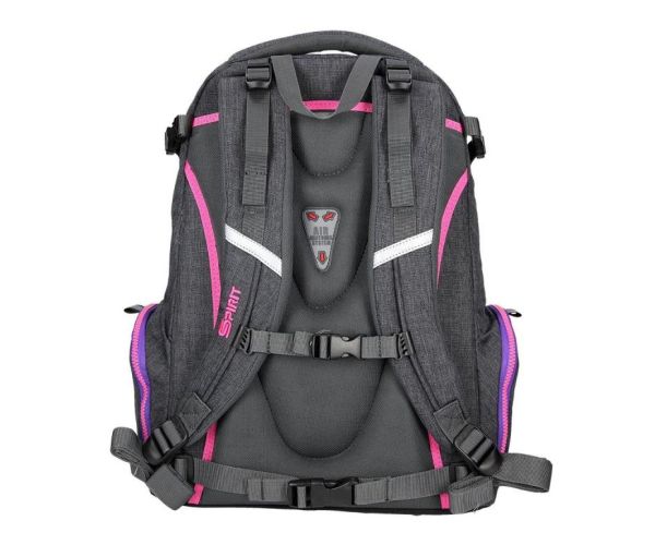 Spirit: Stinger tamnosiva-ljubičasta ergonomska školska torba