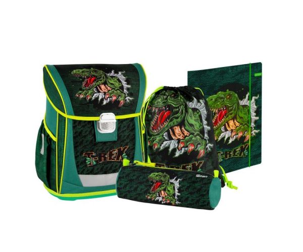 Spirit: T-Rex 4kom Cool ergonomski set školska torba