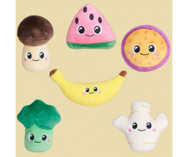 Squeezlings zbirateljska mekana plišana figurica povrća i voća, serija 2, 1 kom. - Simba Toys