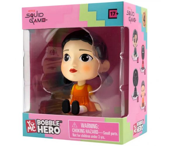 Squid Game Bobble Hero Young-Hee figura 7 cm