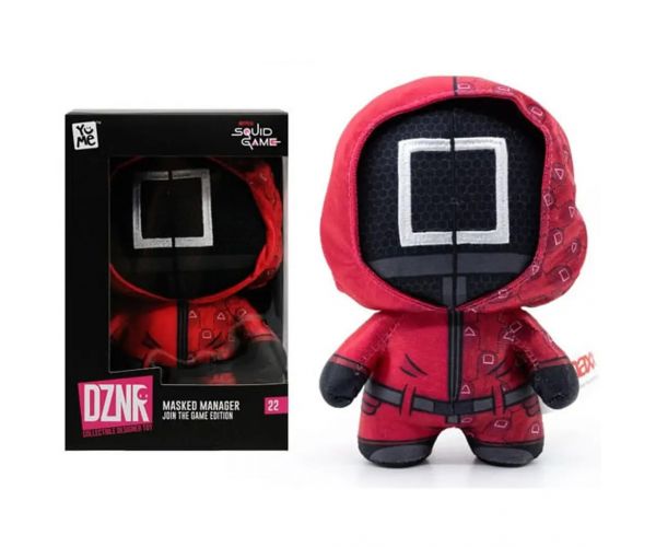 Squid Game DZNR Maskirani menadžer plišana figura Join the Game izdanje 18cm