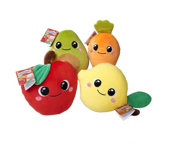 Squeezlings: Gyümölcsös plüssfigura többféle változatban 20 cm – 1 db - Simba Toys
