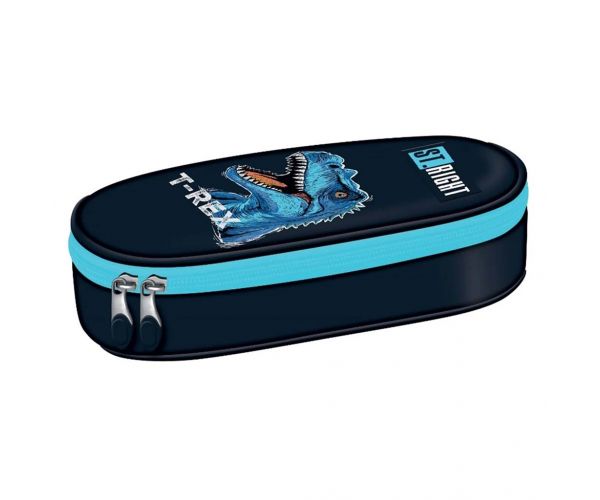 St.Right Blue T-Rex ovalna pernica PC01 23x9,5x6 cm