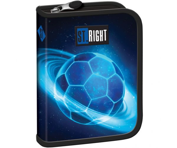St.Right Cosmic Soccer kihajtható tolltartó PC03 20,5x14x3,5cm