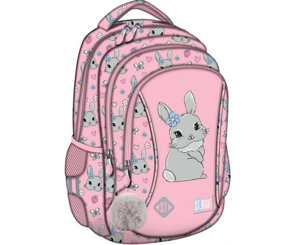 St.Right Cute Rabbit ergonomska školska torba, ruksak BP26 39x27x17 cm