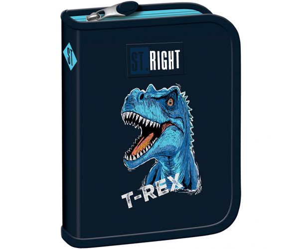 St.Right Plavi pernica s motivom T-Rexa na preklop PC03 20,5x14x3,5 cm