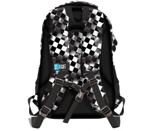 St.Right Race Check ergonomska školska torba, ruksak BP73 46x31x20cm