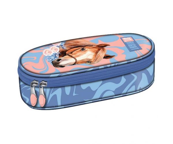 St.Right Romantic Horse ovalna pernica 23x9,5x6 cm