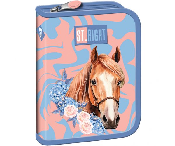 St.Right Romantic Horse pernica za olovke na preklop PC03 20,5x14x3,5cm