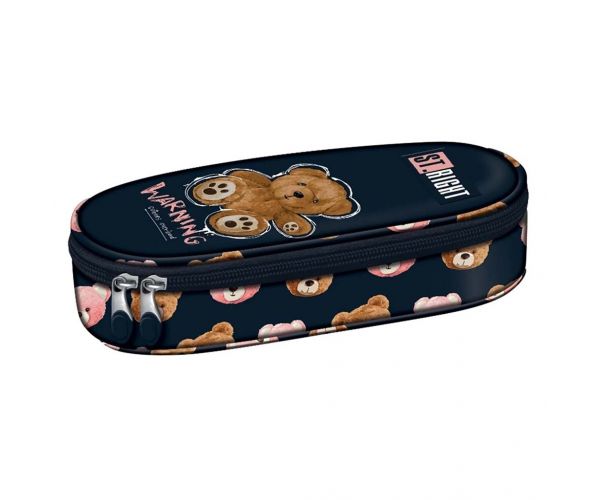 St.Right Teddy Bear ovalna pernica PC01 23x9,5x6 cm