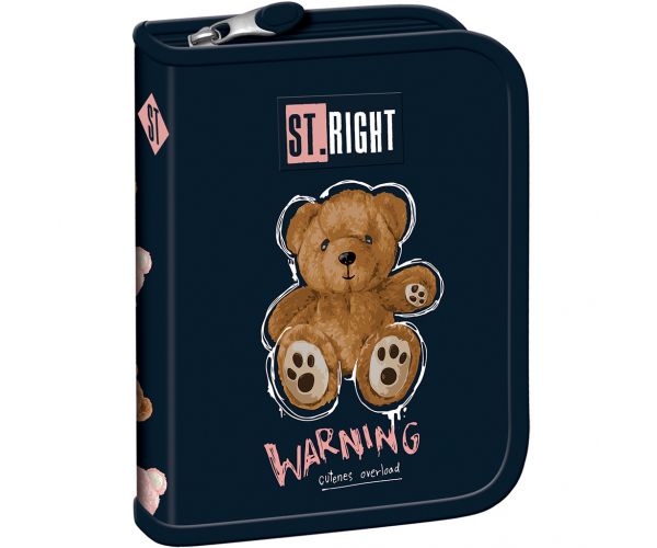 St.Right pernica na preklop s uzorkom medvjedića Teddy Bear PC03 20,5x14x3,5 cm