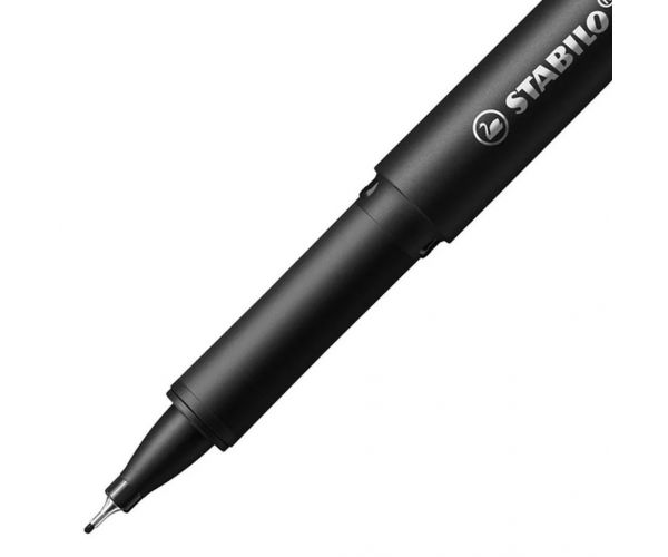 Stabilo: Dricer F crni igleni flomaster 0,4 mm